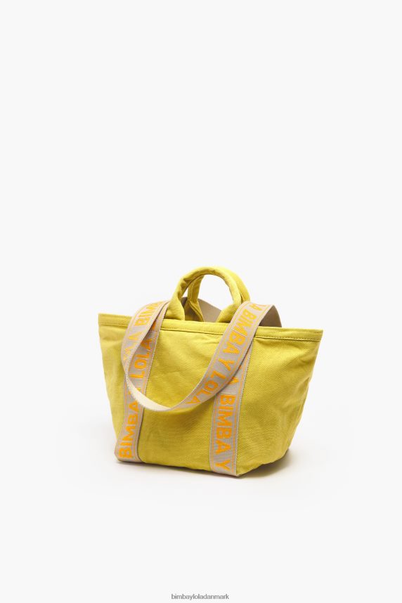 Bimba Y Lola shoppertaske i lærred 46TD4J84gul