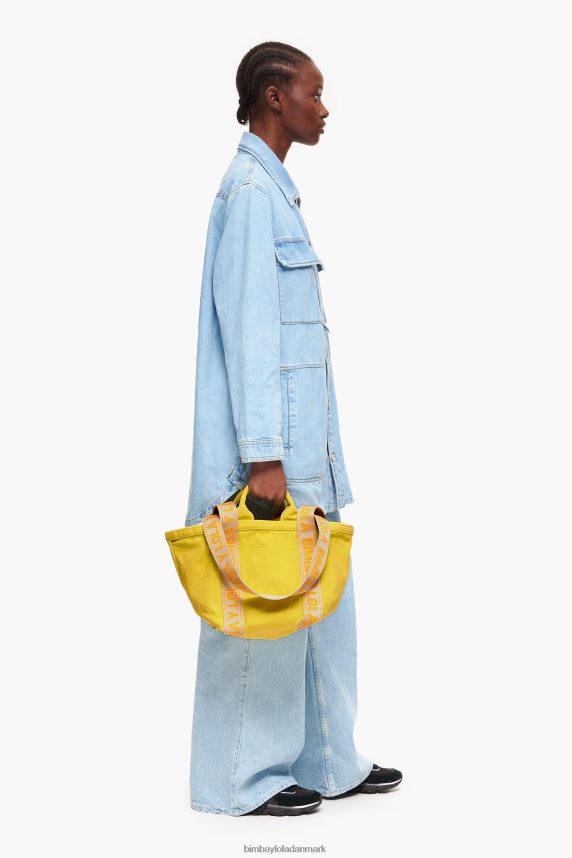 Bimba Y Lola shoppertaske i lærred 46TD4J84gul