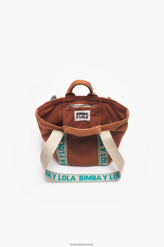 Bimba Y Lola shoppertaske i lærred 46TD4J85tan