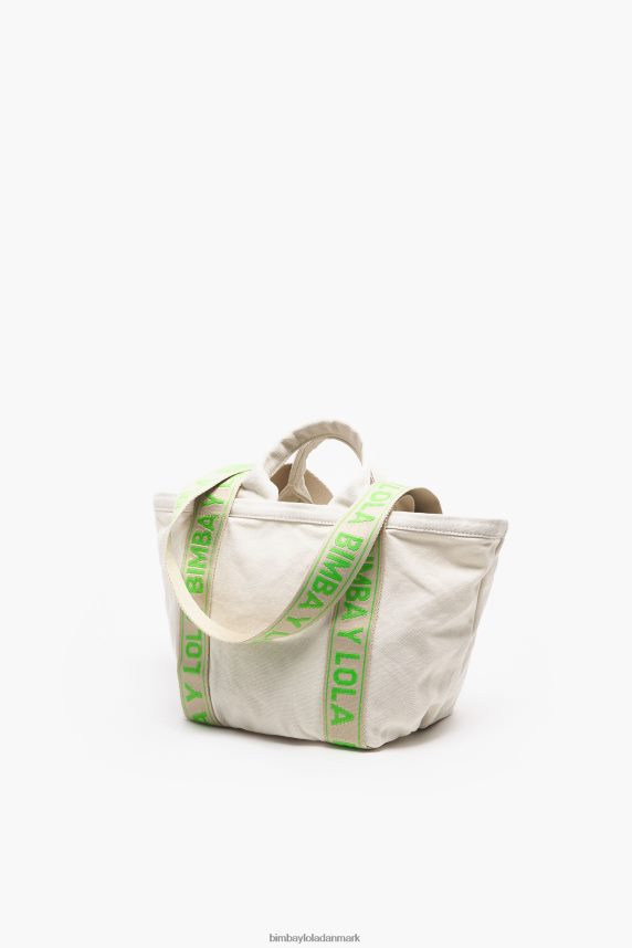 Bimba Y Lola shoppertaske i lærred 46TD4J86ecru