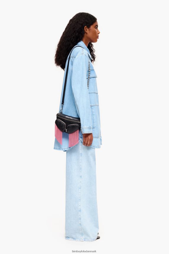 Bimba Y Lola bumbag i læderlomme 46TD4J170sort