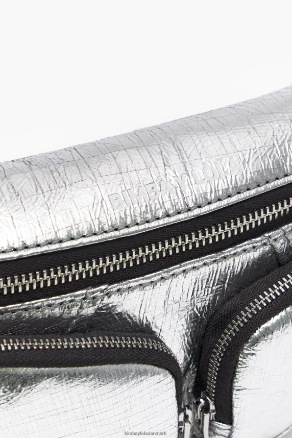 Bimba Y Lola bumbag i læderlomme 46TD4J172sølv