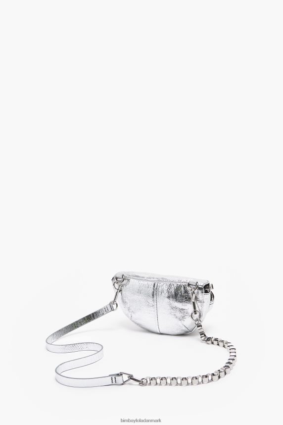 Bimba Y Lola bumbag i læderlomme 46TD4J172sølv