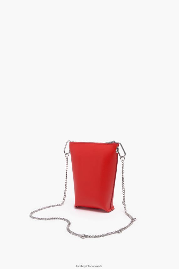 Bimba Y Lola crossbody taske i læder 46TD4J150rød