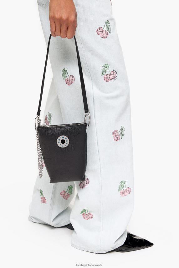 Bimba Y Lola crossbody taske i læder 46TD4J151sort