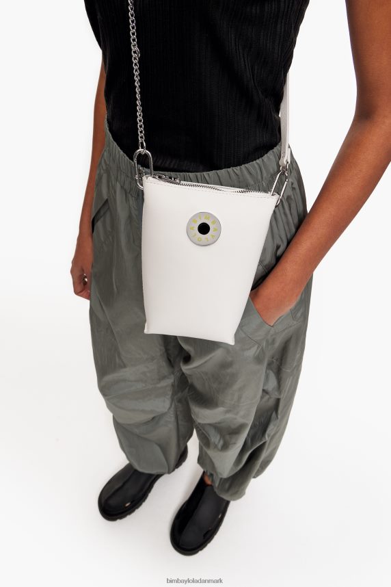 Bimba Y Lola crossbody taske i læder 46TD4J153hvid