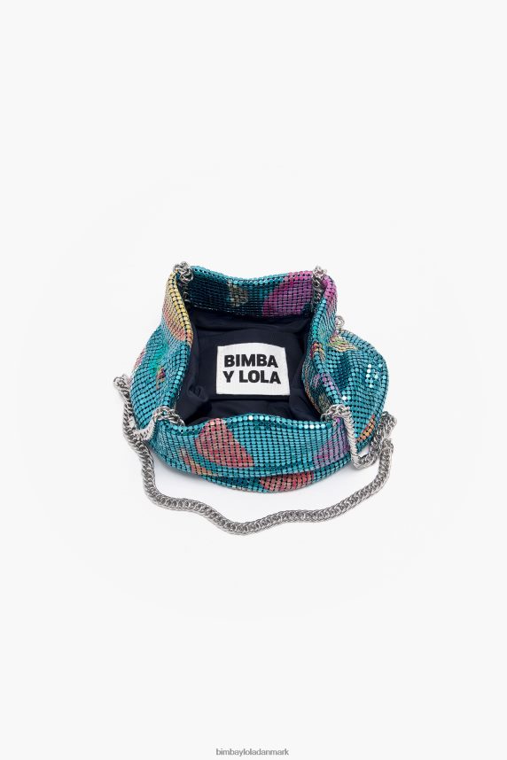 Bimba Y Lola bananer mix print mesh bøttepose 46TD4J145akvamarin
