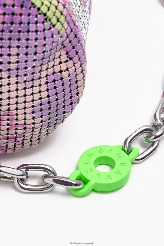 Bimba Y Lola blomster spray mesh cylindrisk pose 46TD4J142lyserød