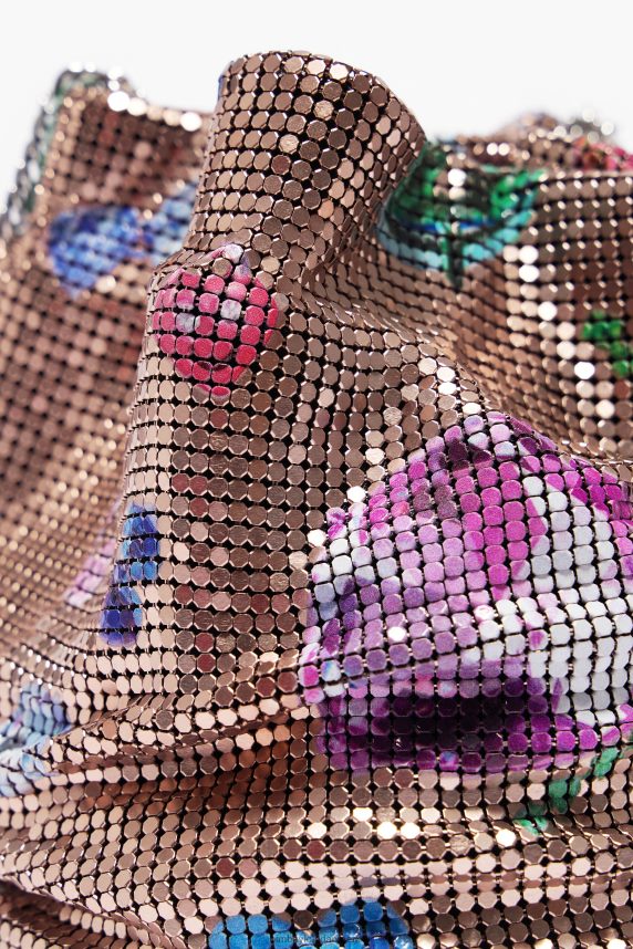 Bimba Y Lola faldne juveler print mesh bøttepose 46TD4J147gylden