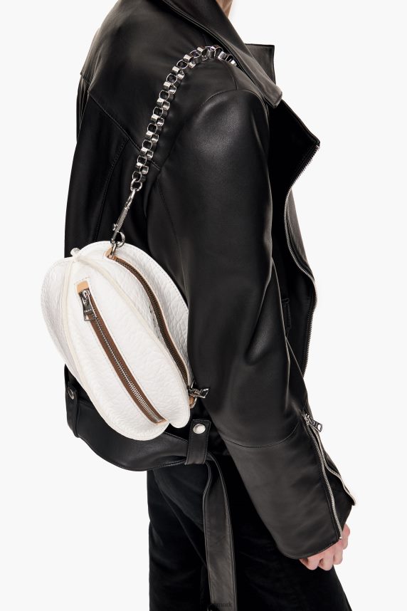 Bimba Y Lola pelota taske i læder 46TD4J140hvid