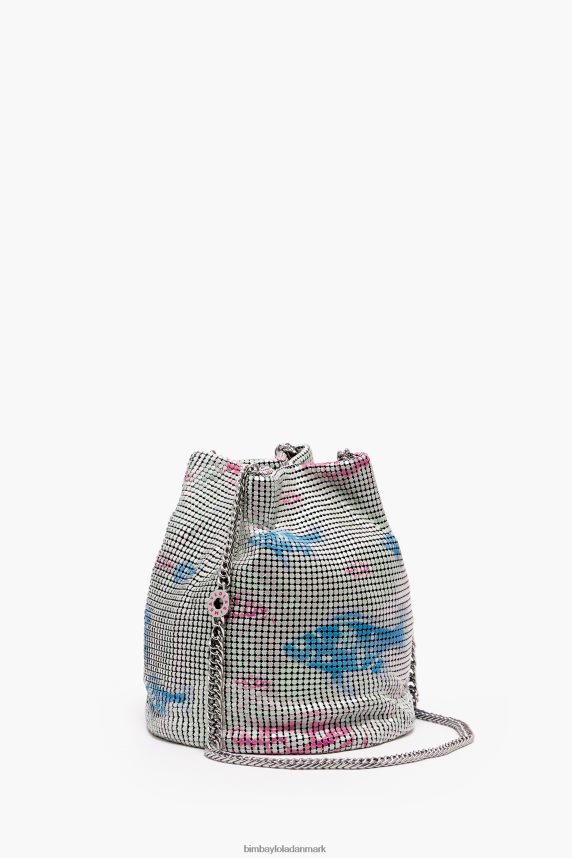 Bimba Y Lola print mesh bøttepose 46TD4J144fisk
