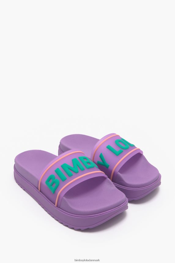 Bimba Y Lola logo platform flip-flop 46TD4J588lilla