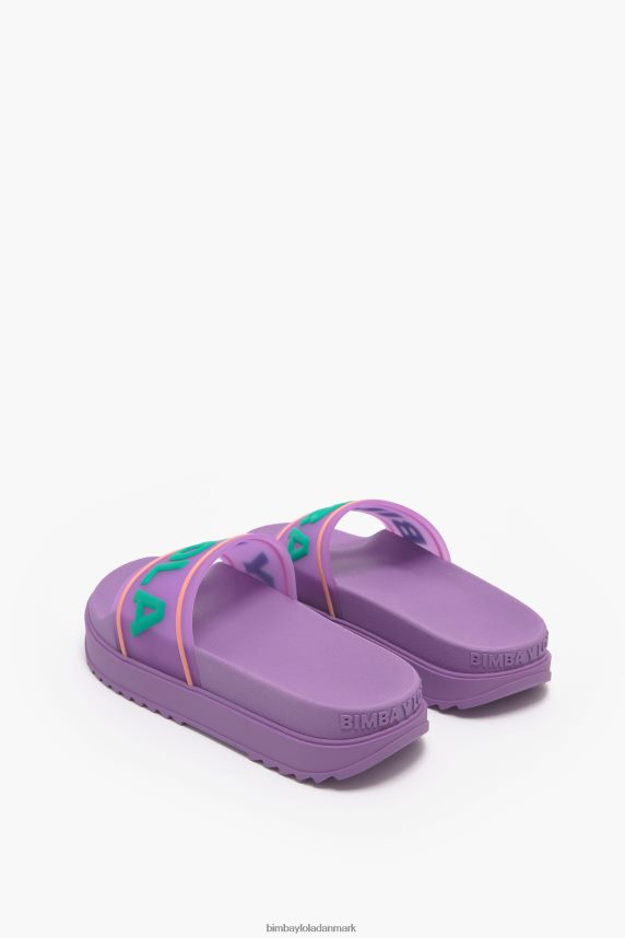 Bimba Y Lola logo platform flip-flop 46TD4J588lilla