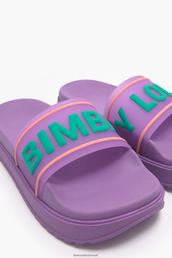 Bimba Y Lola logo platform flip-flop 46TD4J588lilla
