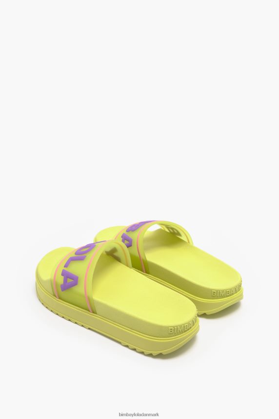 Bimba Y Lola logo platform flip-flop 46TD4J589gul