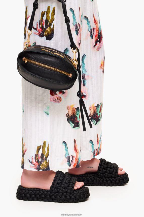 Bimba Y Lola flettet flad sandal 46TD4J573sort