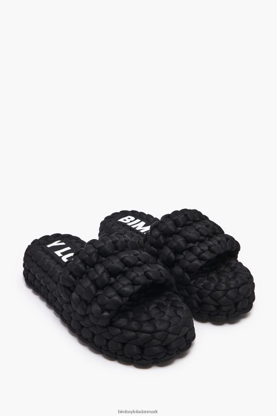 Bimba Y Lola flettet flad sandal 46TD4J573sort