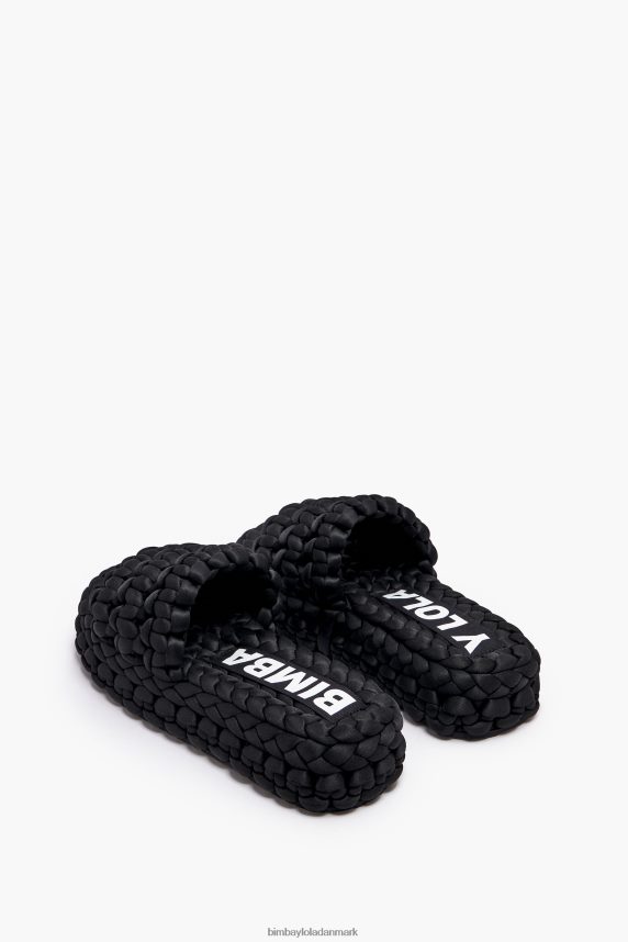 Bimba Y Lola flettet flad sandal 46TD4J573sort