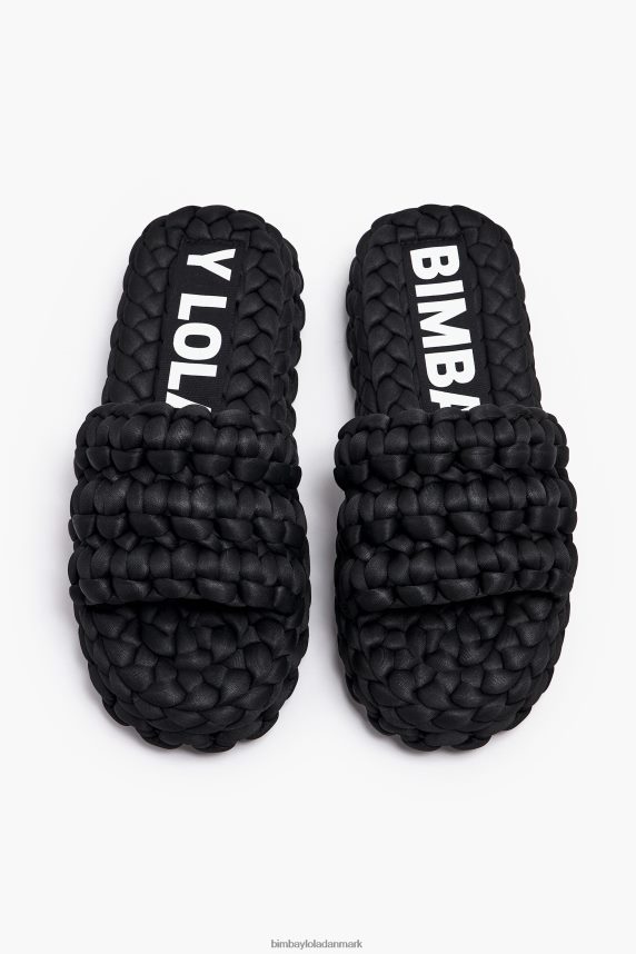 Bimba Y Lola flettet flad sandal 46TD4J573sort