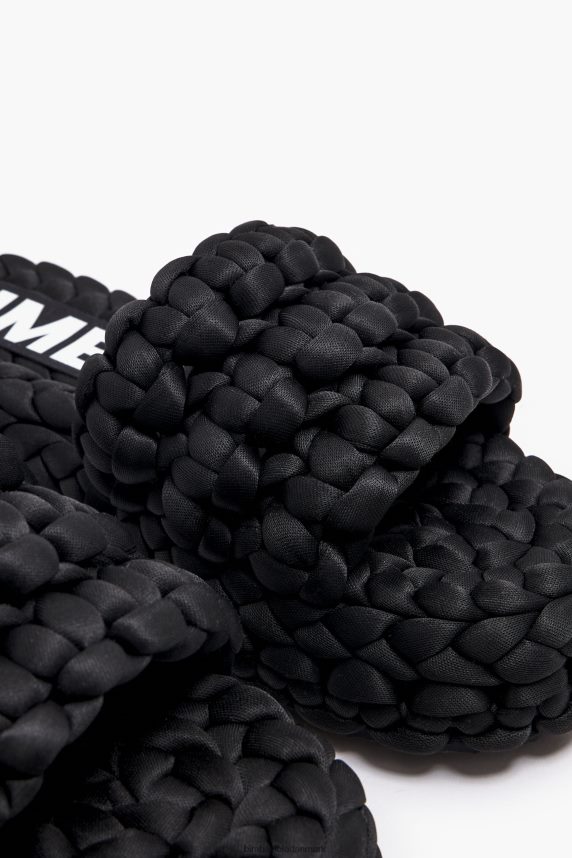 Bimba Y Lola flettet flad sandal 46TD4J573sort