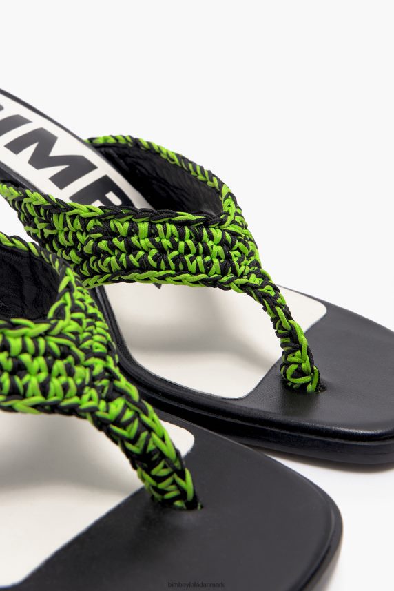 Bimba Y Lola hæklet sandal 46TD4J585grøn