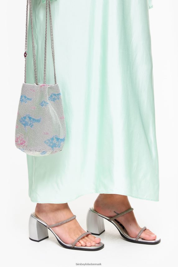 Bimba Y Lola hæl sandal 46TD4J576sølv