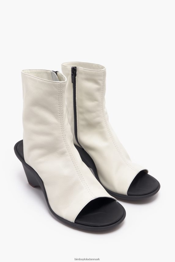 Bimba Y Lola læder sandal støvle 46TD4J580elfenben