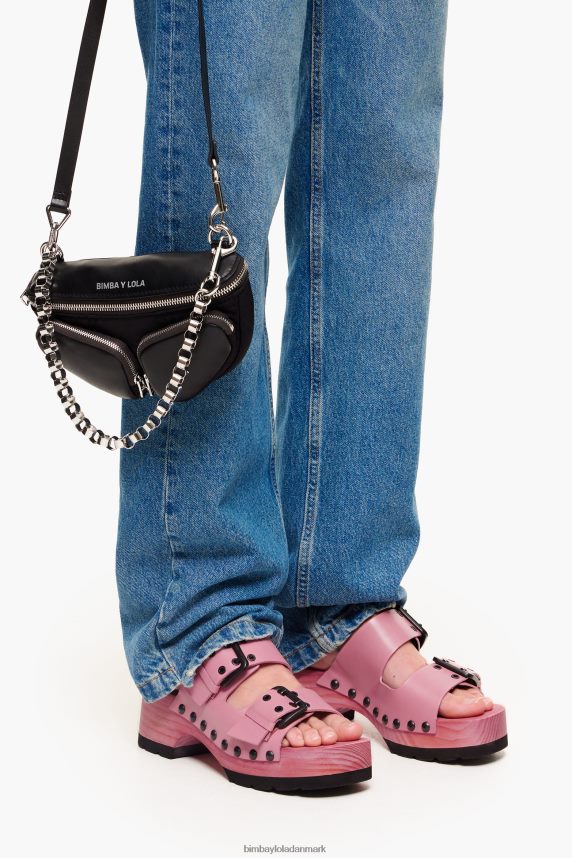 Bimba Y Lola sandal med læderhælede 46TD4J565lyserød