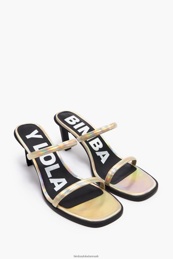 Bimba Y Lola sandal med læderhælede 46TD4J574gylden