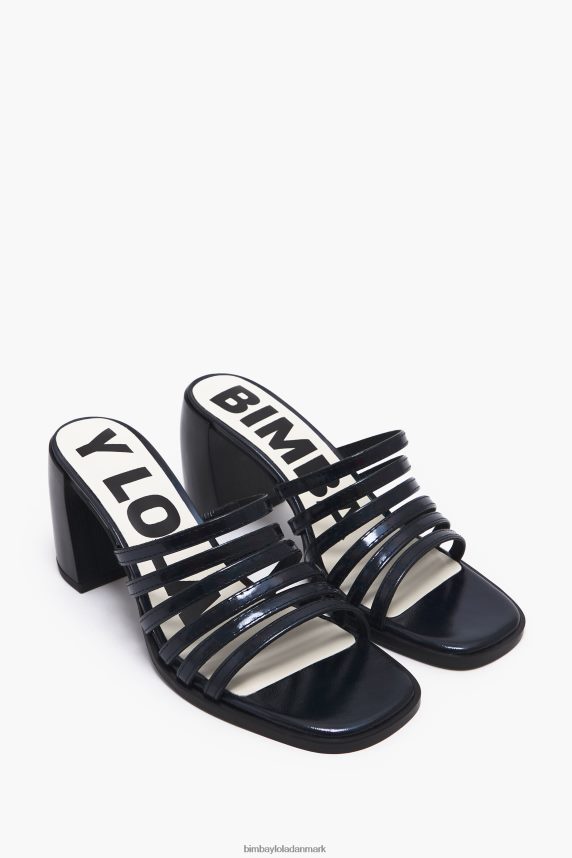Bimba Y Lola sandal med læderhælede 46TD4J575sort
