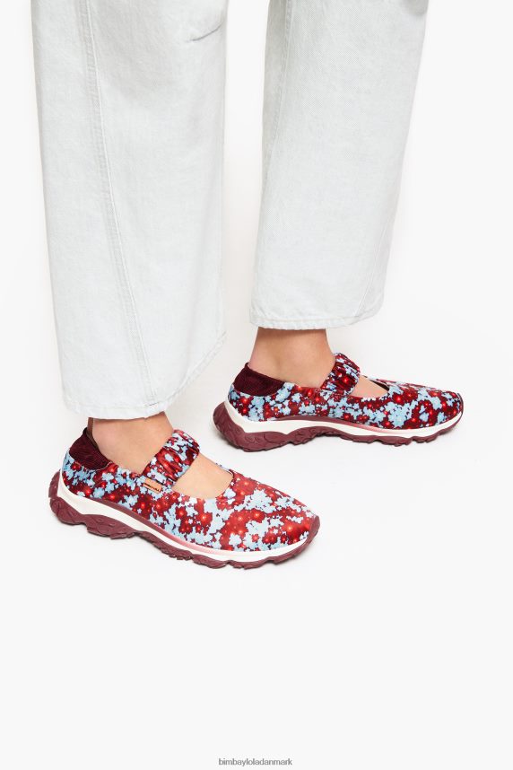 Bimba Y Lola blomster fuld pulpo runner ballerina 46TD4J548blå