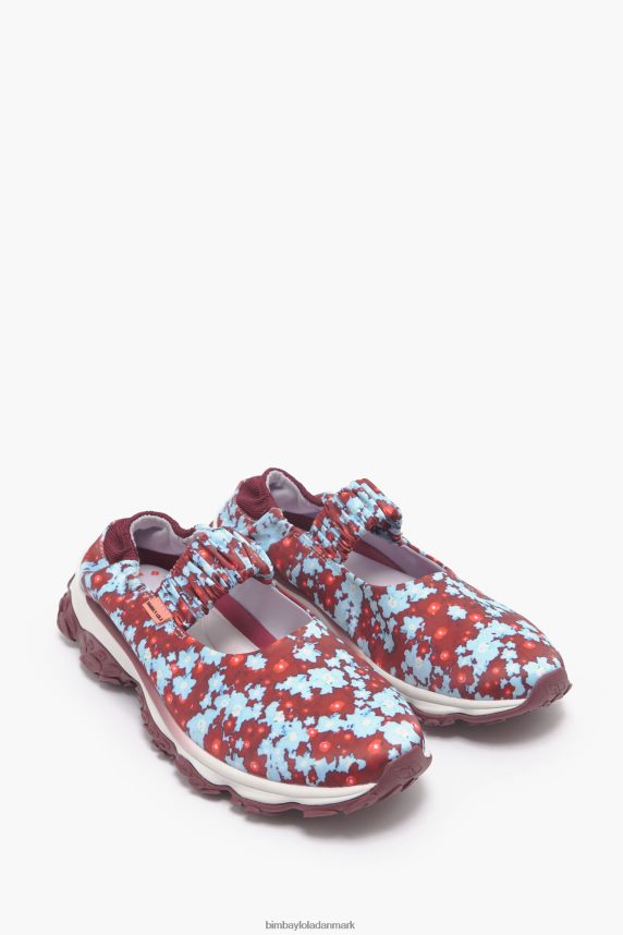 Bimba Y Lola blomster fuld pulpo runner ballerina 46TD4J548blå