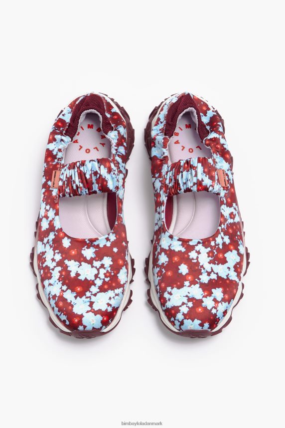Bimba Y Lola blomster fuld pulpo runner ballerina 46TD4J548blå