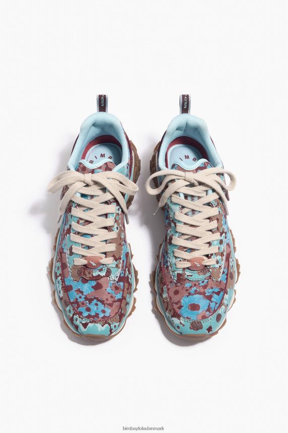 Bimba Y Lola blomster fuld pulpo runner sneaker 46TD4J545Brun