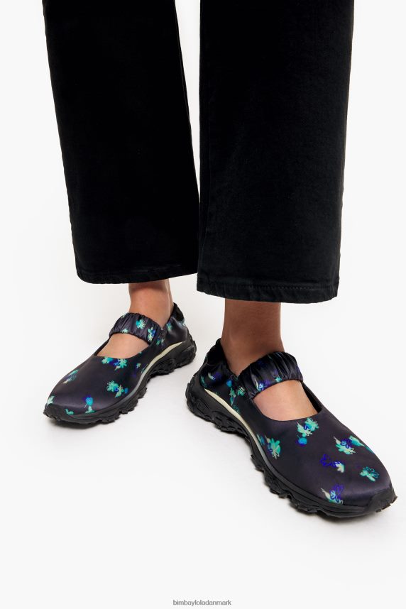 Bimba Y Lola spray blomsterprint pulpo runner ballerina 46TD4J550grå