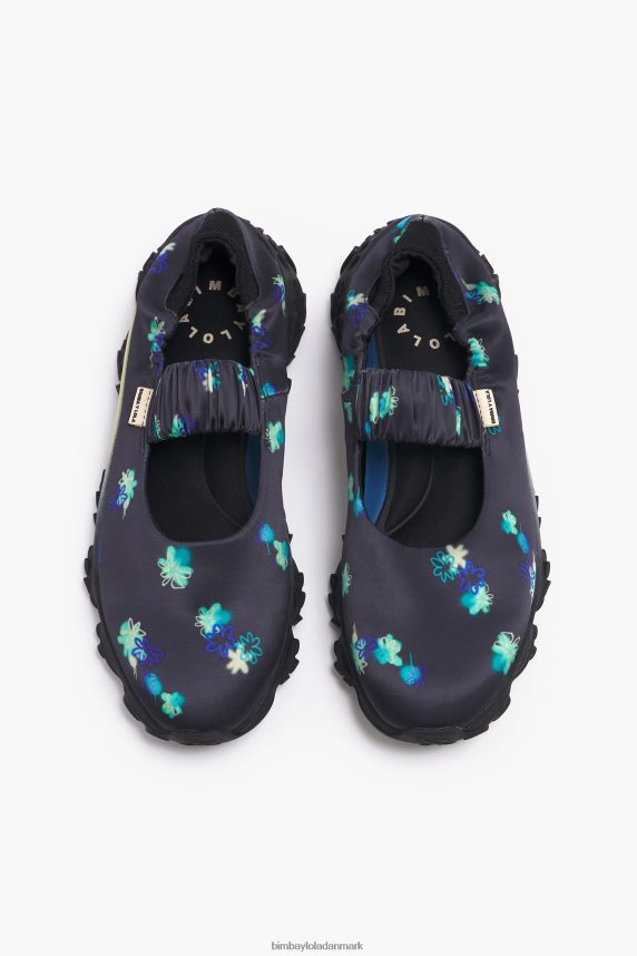 Bimba Y Lola spray blomsterprint pulpo runner ballerina 46TD4J550grå