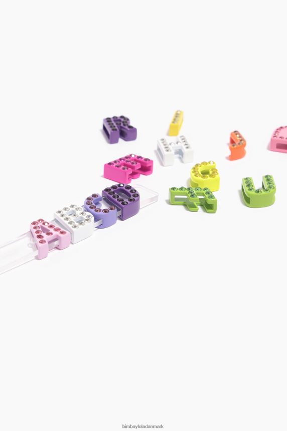 Bimba Y Lola bogstav en metal charme 46TD4J1146lyserød