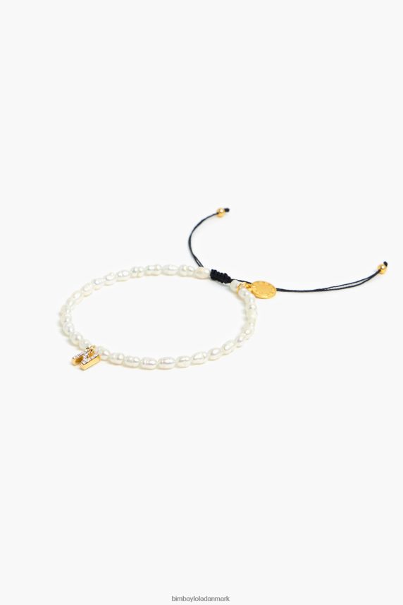 Bimba Y Lola brev perle armbånd 46TD4J1199n