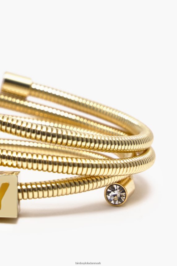 Bimba Y Lola coil kæde logo armbånd 46TD4J662gylden