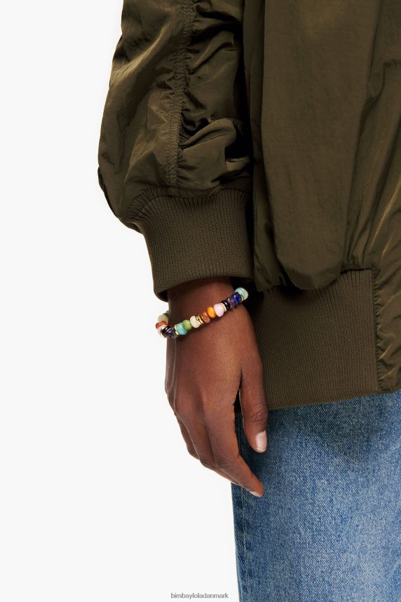 Bimba Y Lola flerfarvet sten armbånd 46TD4J766gylden