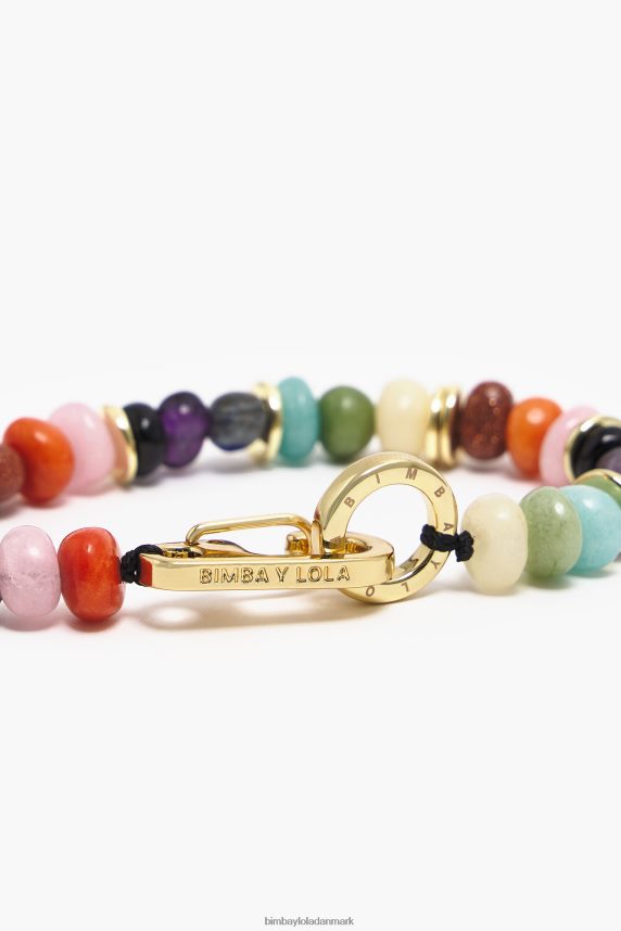Bimba Y Lola flerfarvet sten armbånd 46TD4J766gylden