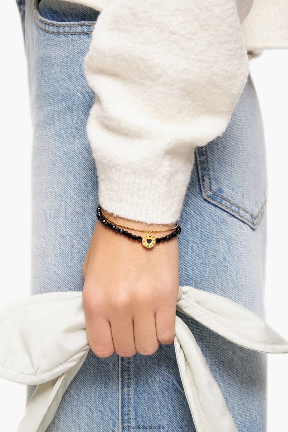 Bimba Y Lola krystaller dobbelt armbånd 46TD4J668sort