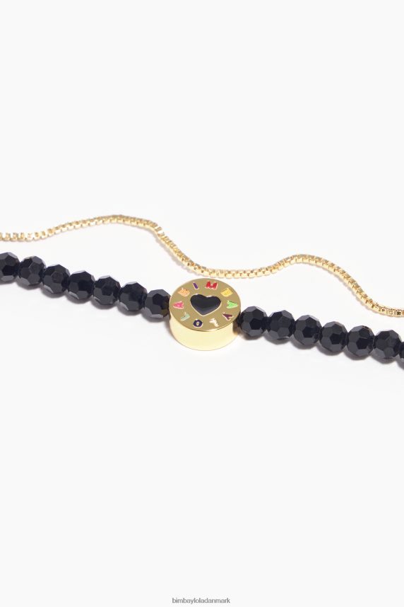 Bimba Y Lola krystaller dobbelt armbånd 46TD4J668sort