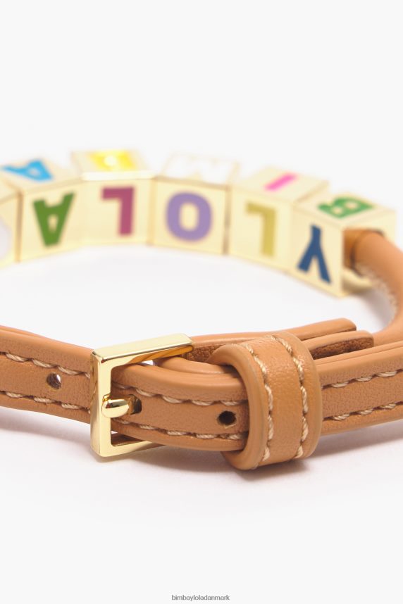 Bimba Y Lola læder armbånd 46TD4J664Brun