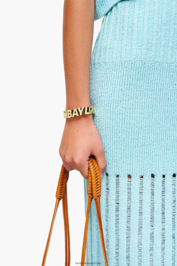 Bimba Y Lola læder logo bogstaver armbånd 46TD4J1141sort