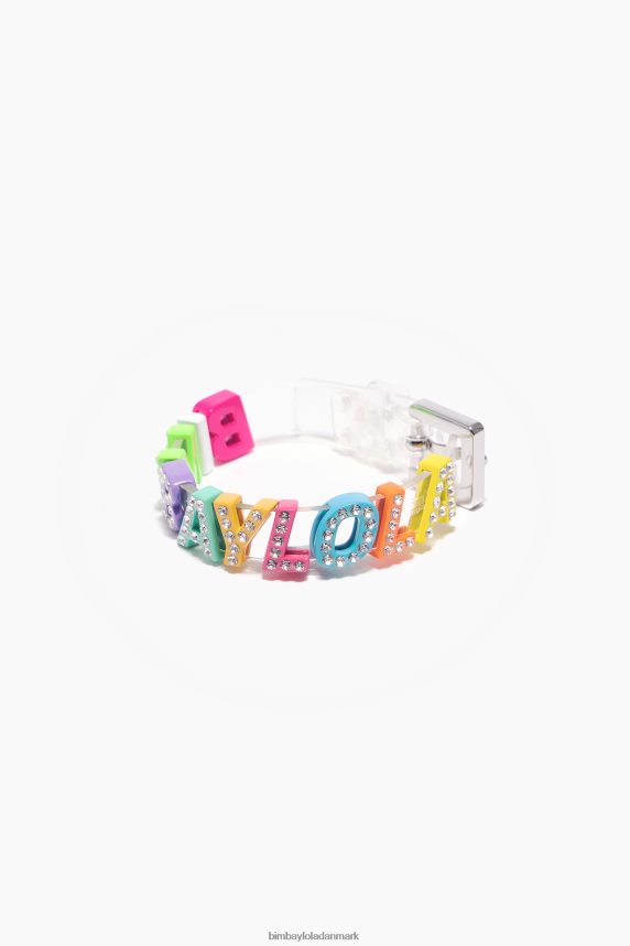Bimba Y Lola logo bogstaver armbånd 46TD4J657gennemsigtig