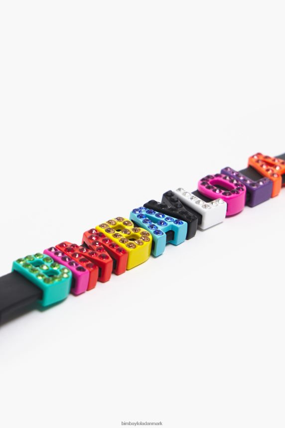 Bimba Y Lola logo bogstaver læder armbånd 46TD4J1142flerfarvet