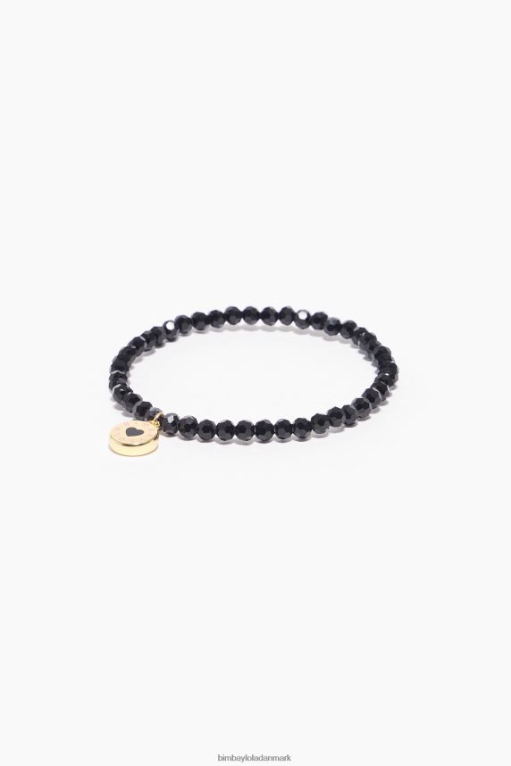 Bimba Y Lola logo krystaller armbånd 46TD4J670sort