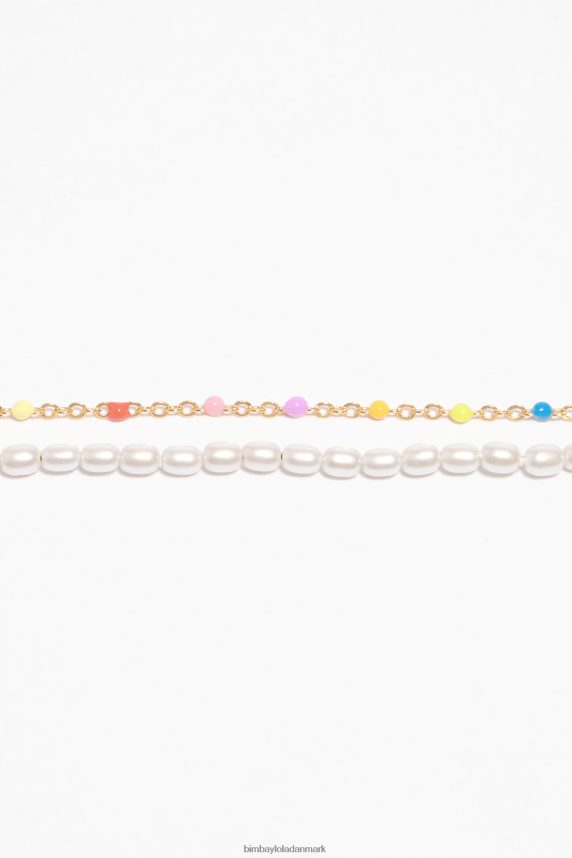 Bimba Y Lola perler dobbelt armbånd 46TD4J793flerfarvet