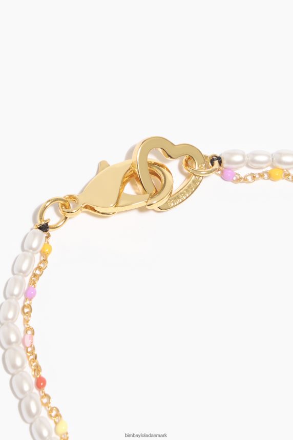 Bimba Y Lola perler dobbelt armbånd 46TD4J793flerfarvet